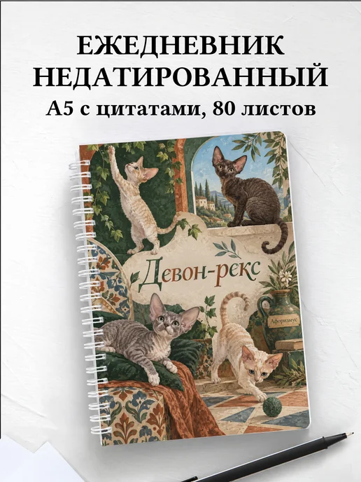 Ежедневник недатированный Девон-рекс