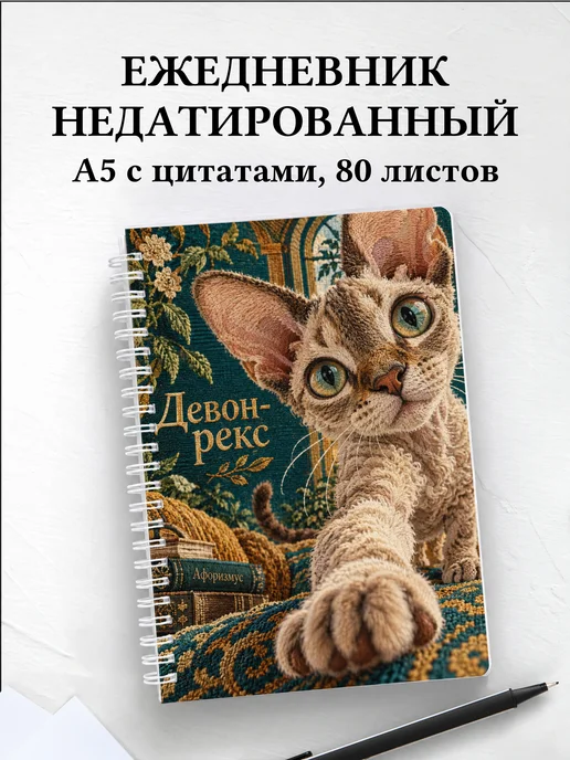 Ежедневник недатированный Девон-рекс