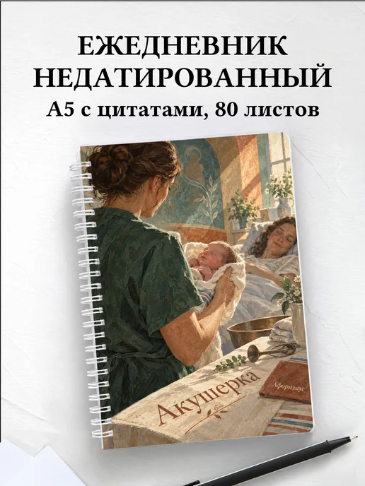 Ежедневник недатированный акушерки