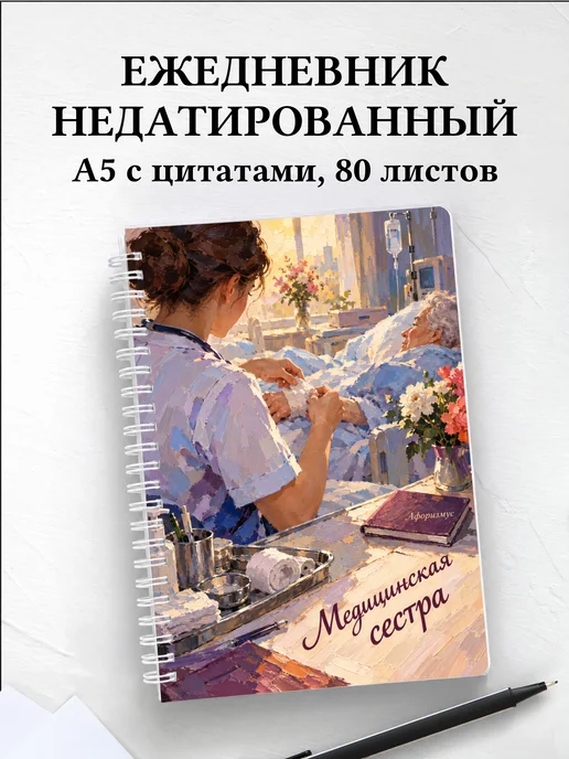 Ежедневник недатированный медицинской сестры
