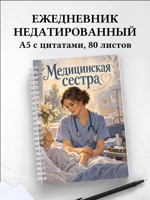 Ежедневник недатированный медицинской сестры