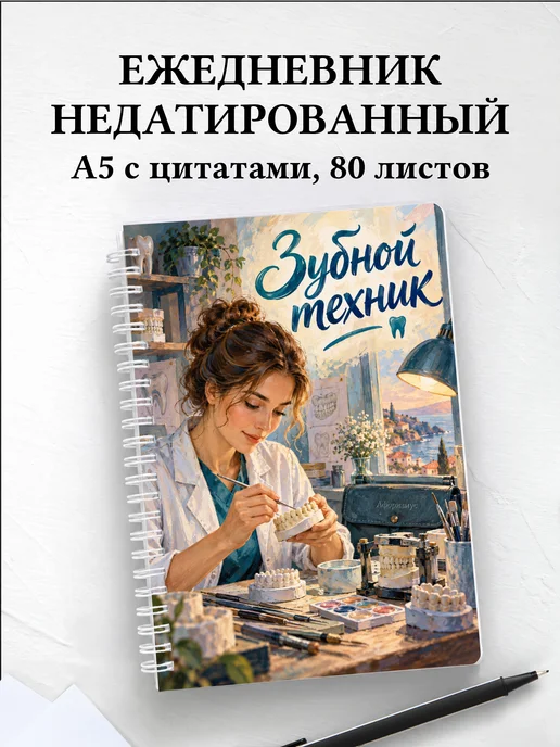 Ежедневник недатированный зубного техника
