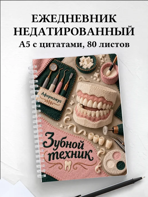 Ежедневник недатированный зубного техника