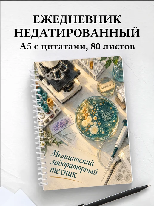 Ежедневник недатированный медицинского лабораторного техника