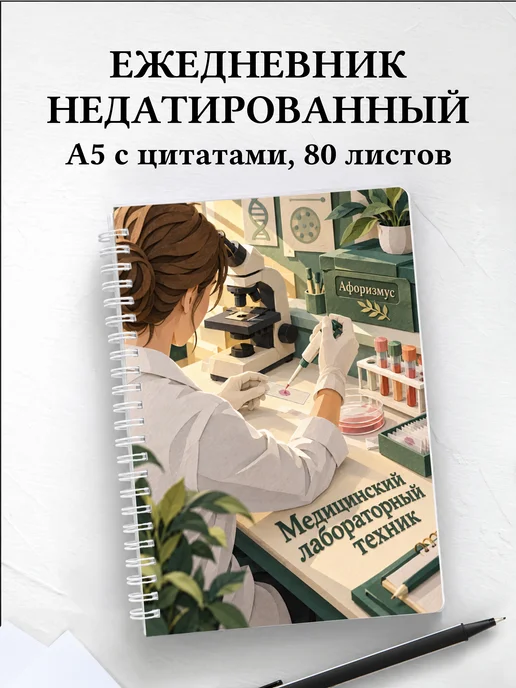 Ежедневник недатированный медицинского лабораторного техника