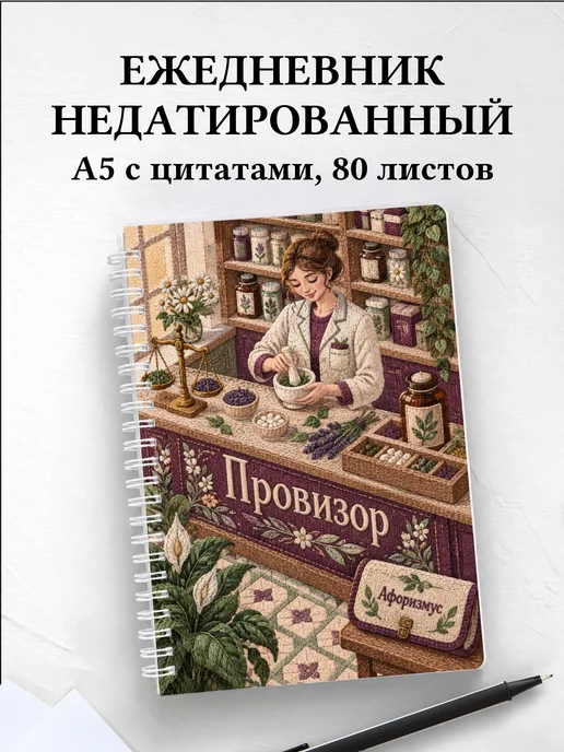 Ежедневник недатированный провизора