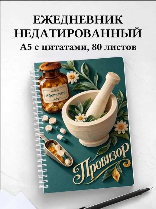Ежедневник недатированный провизора