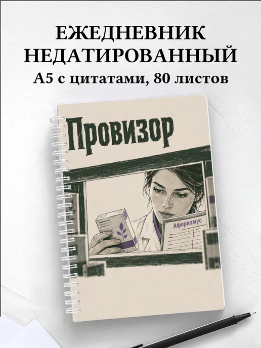 Ежедневник недатированный провизора