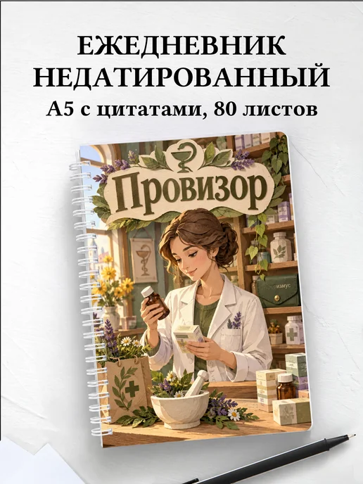 Ежедневник недатированный провизора