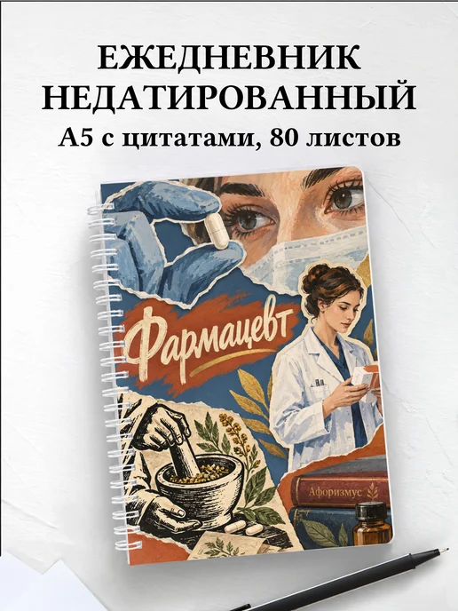 Ежедневник недатированный фармацевта