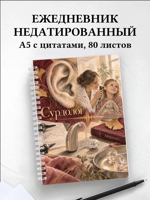 Ежедневник недатированный сурдолога