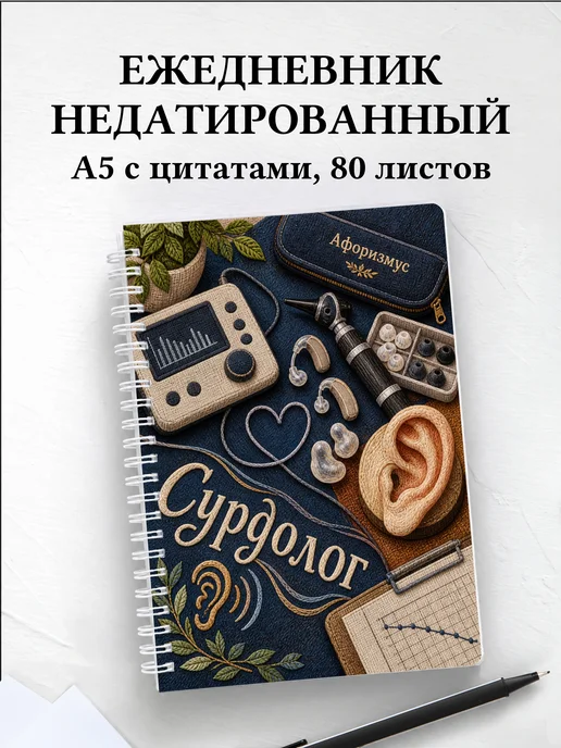 Ежедневник недатированный сурдолога