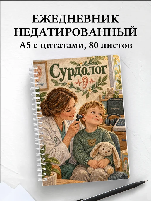 Ежедневник недатированный сурдолога