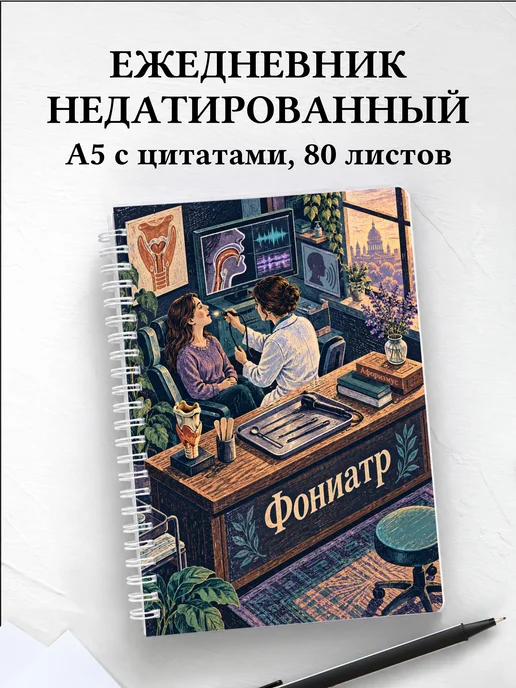 Ежедневник недатированный фониатра