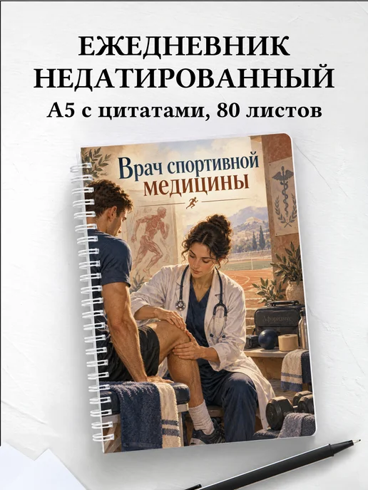 Ежедневник недатированный врача спортивной медицины
