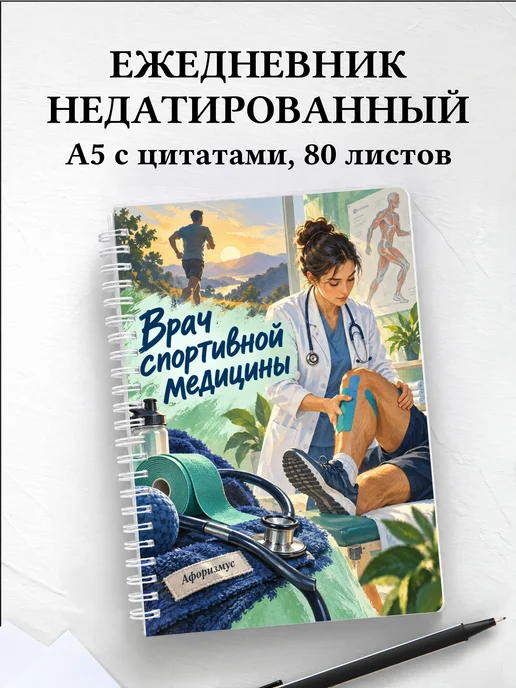 Ежедневник недатированный врача спортивной медицины