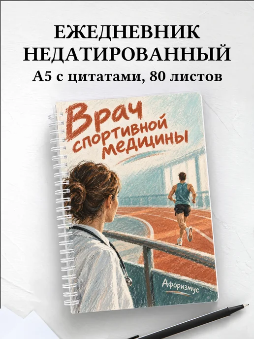 Ежедневник недатированный врача спортивной медицины