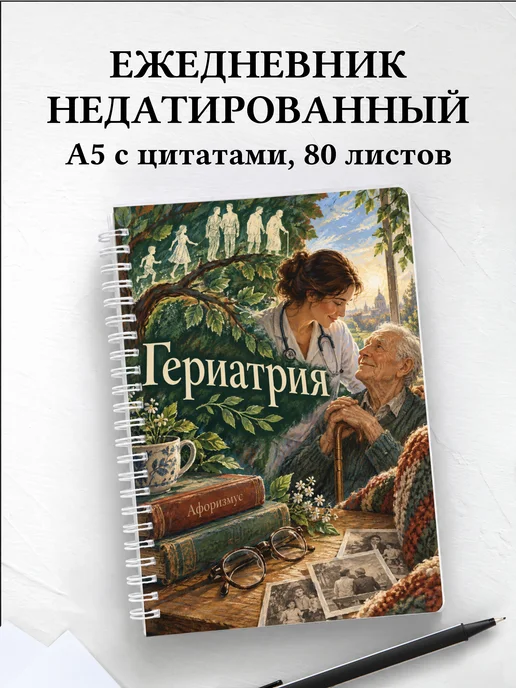 Ежедневник недатированный Гериатрия