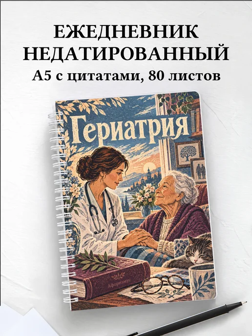 Ежедневник недатированный Гериатрия