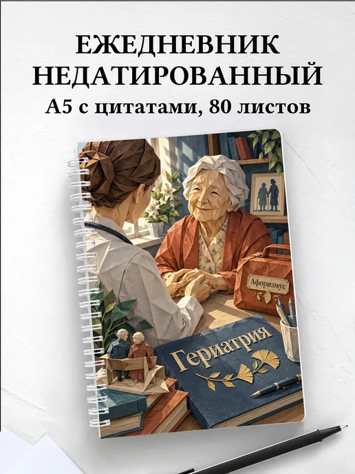 Ежедневник недатированный Гериатрия
