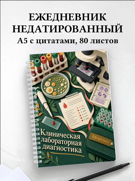 Ежедневник недатированный Лабораторная диагностика