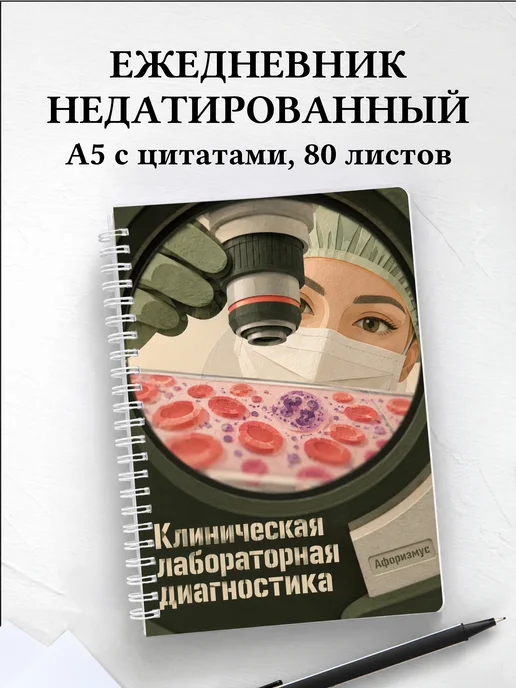 Ежедневник недатированный Лабораторная диагностика