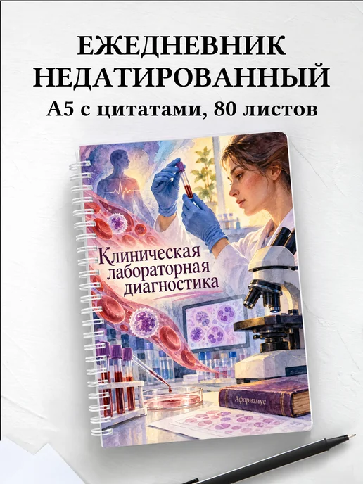 Ежедневник недатированный Лабораторная диагностика