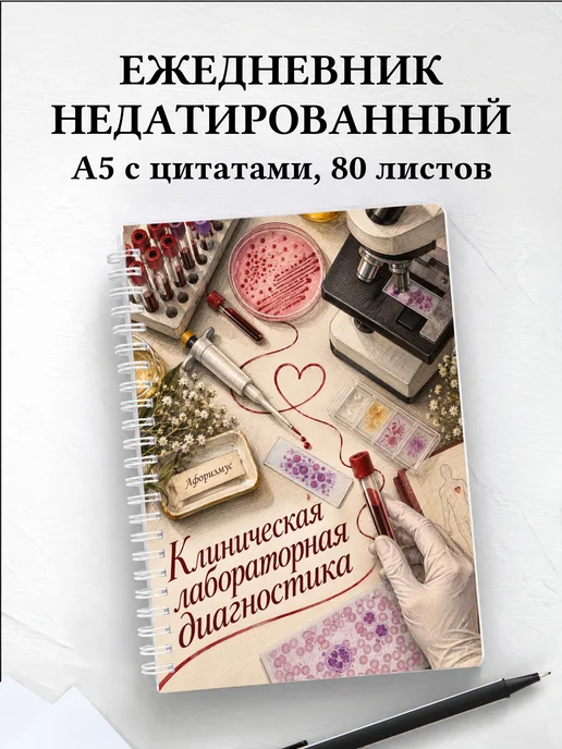 Ежедневник недатированный Лабораторная диагностика