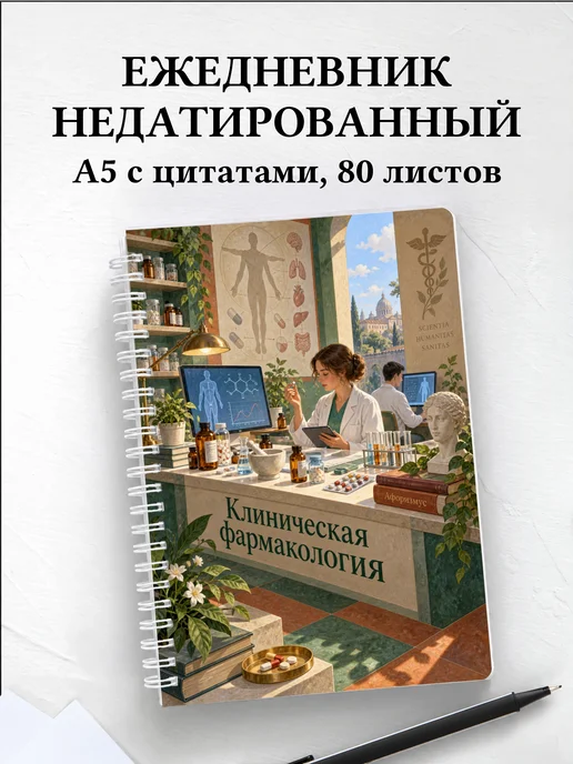 Ежедневник недатированный Клиническая фармакология