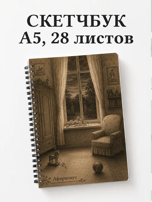 Скетчбук Вишневый сад