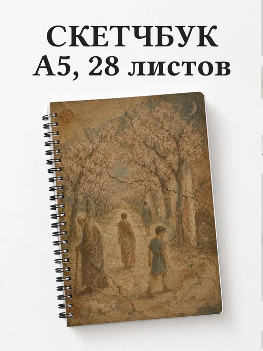 Скетчбук Вишневый сад