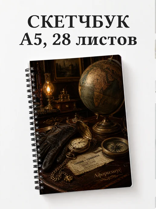 Скетчбук Вокруг света за 80 дней