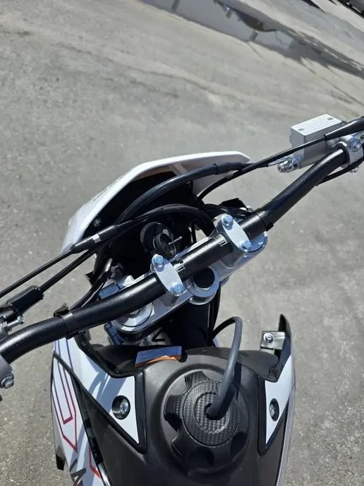 EX-MOTO Мотоцикл Эндуро Кроссовый CB250ST (165FMM) 220 кубов, белый, фото 8