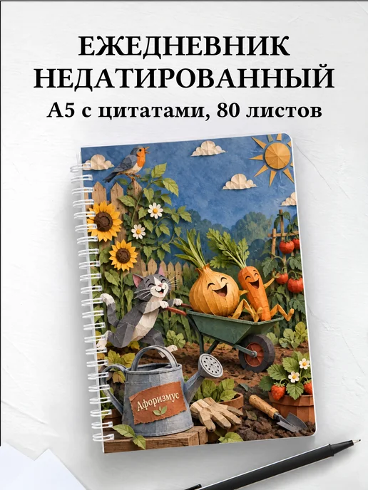 Ежедневник недатированный Юмор садоводов