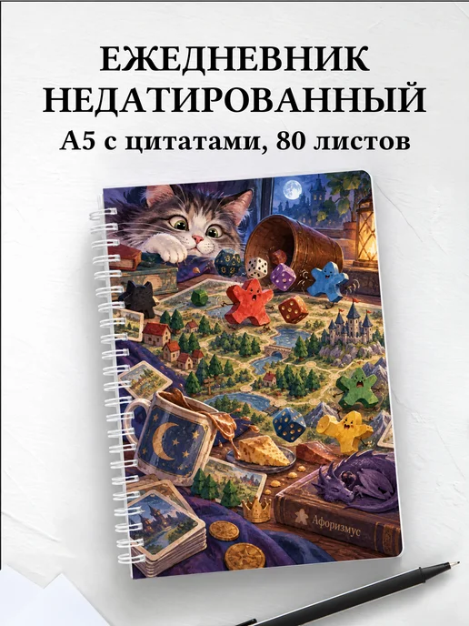 Ежедневник недатированный Юмор настольщиков