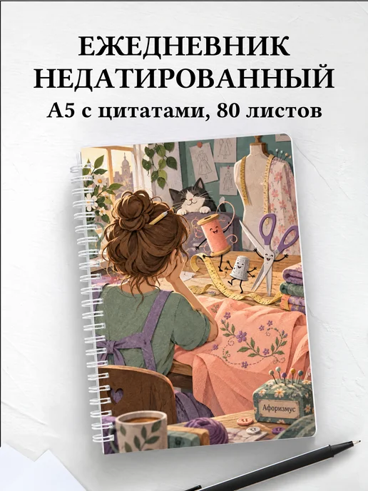 Ежедневник недатированный Юмор швей