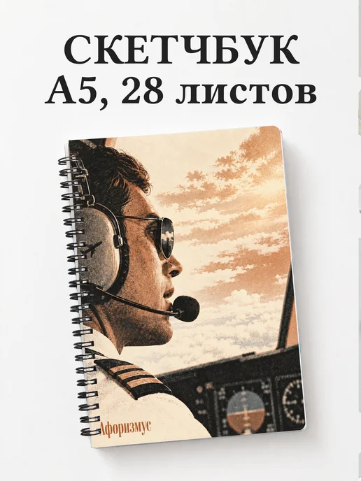 Скетчбук Английский для авиации