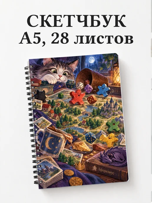 Скетчбук Юмор настольщиков