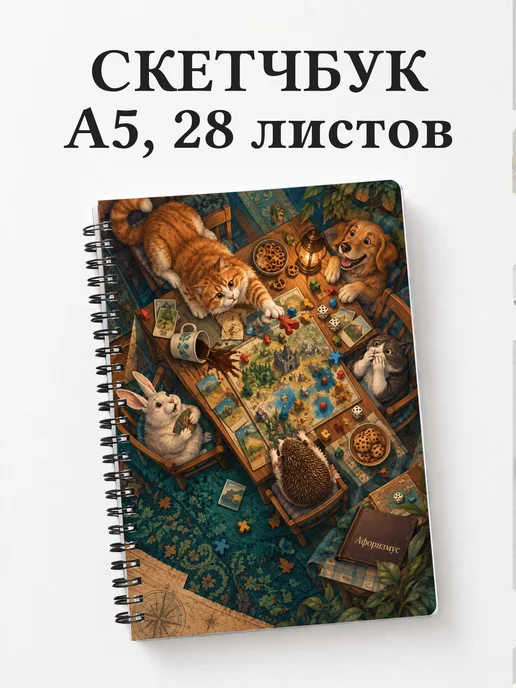 Скетчбук Юмор настольщиков