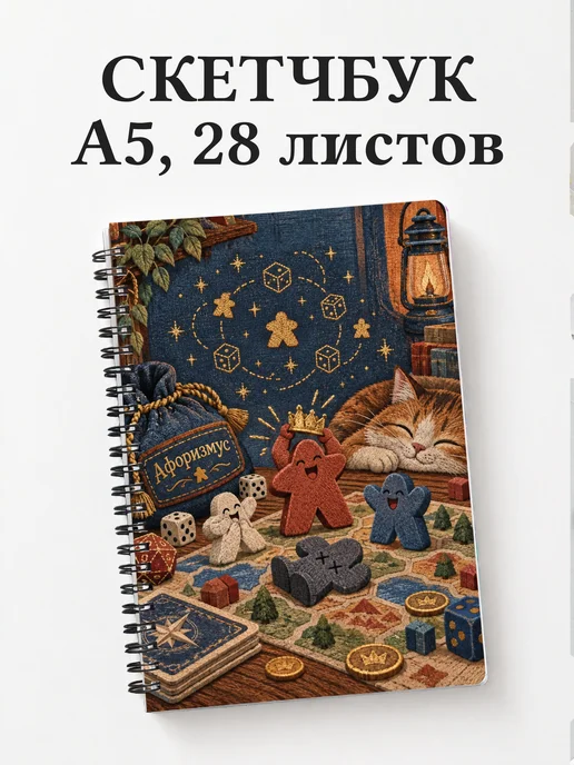 Скетчбук Юмор настольщиков