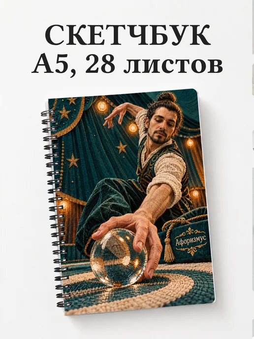 Скетчбук Контактное жонглирование