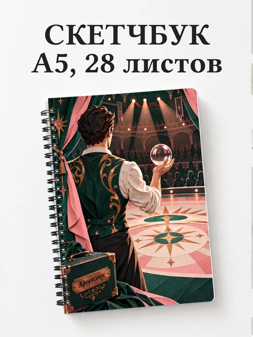 Скетчбук Контактное жонглирование