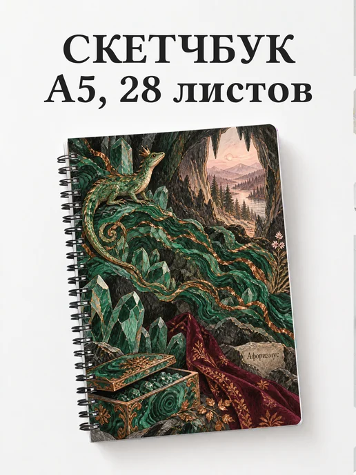 Скетчбук Хозяйка Медной горы