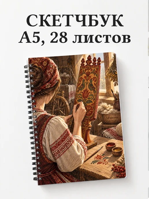 Скетчбук Прялки