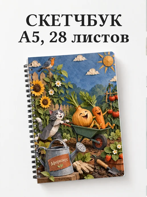 Скетчбук Юмор садоводов