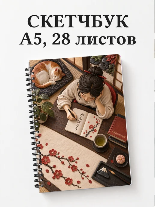 Скетчбук любителя японского языка