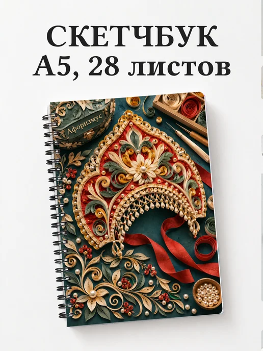 Скетчбук Кокошники