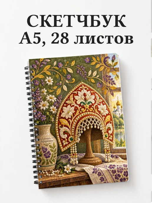 Скетчбук Кокошники
