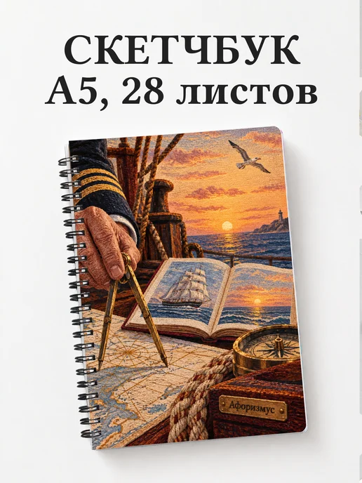 Скетчбук Английский для моряков
