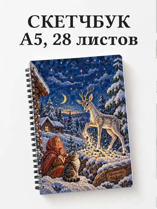 Скетчбук Серебряное копытце